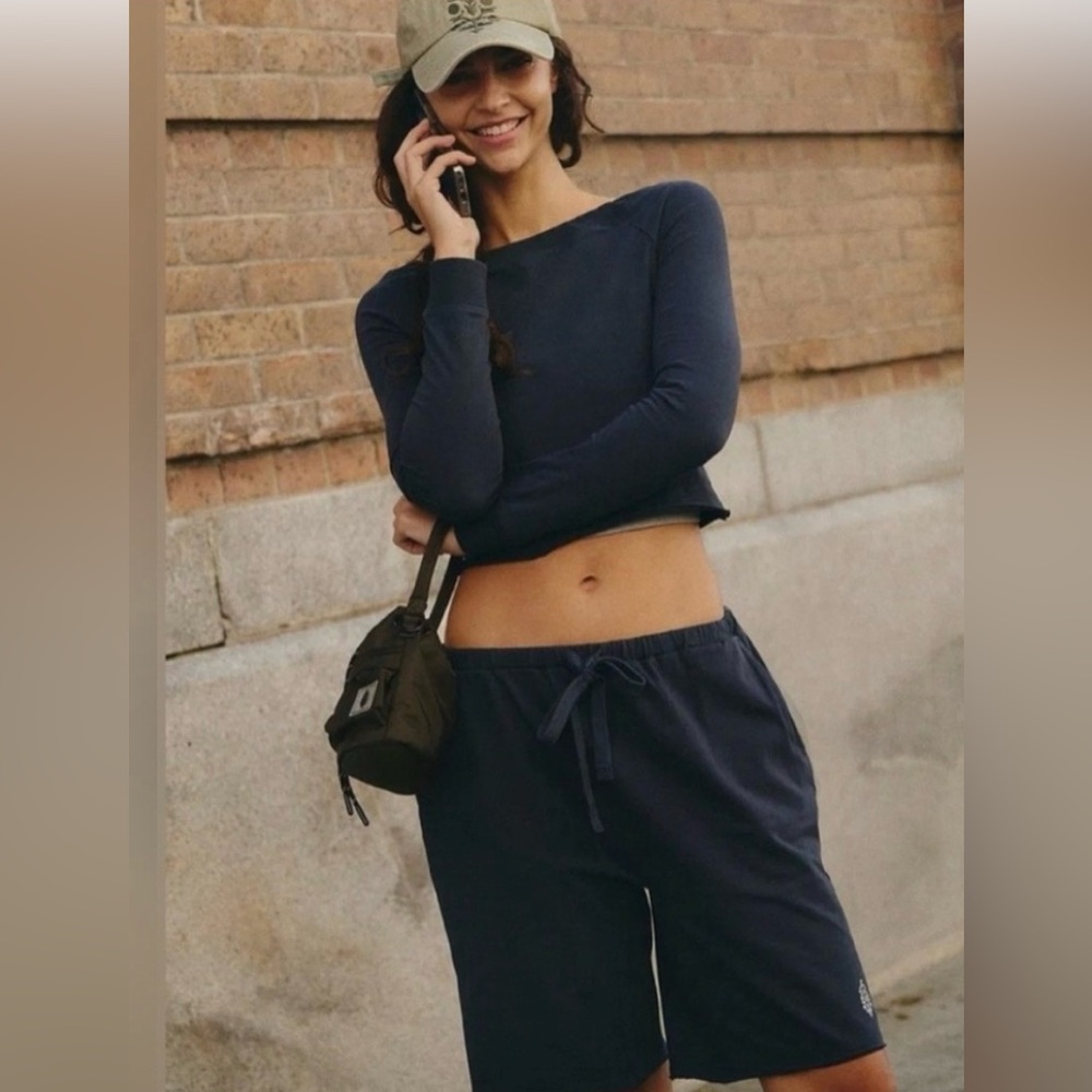 navy blue Free People Hot Shot Easy Set size small